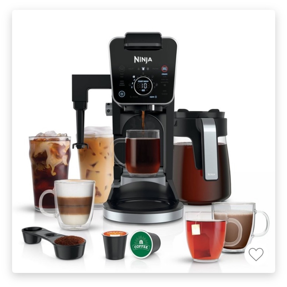 Ninja dual coffee pot with frother